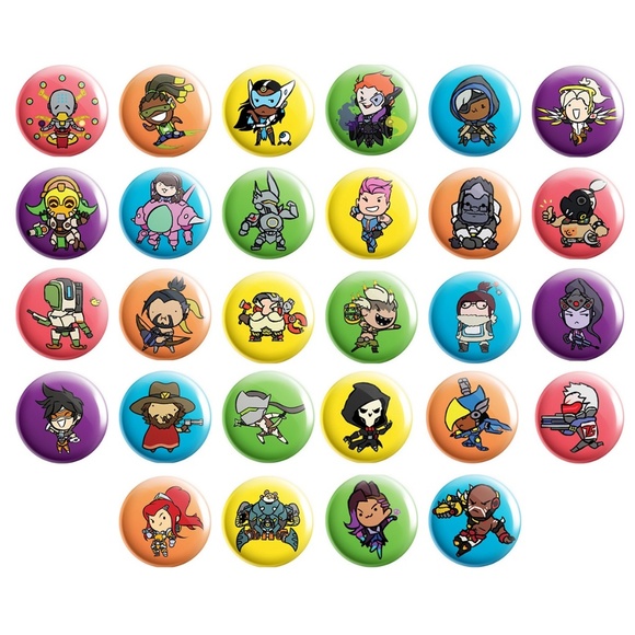 Overwatch Pins - Full Set - Picture 1 of 1
